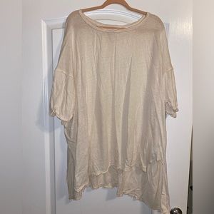 We the Free Diego Top in cream, size large. Good condition.